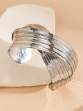 Momentlover Solid Color Geometric Bracelet Accessories