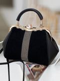 Momentlover Split-Joint Sequined Geometric Handbags Crossbody Bags Bags