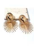 Momentlover Solid Color Geometric Drop Earrings