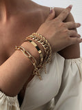 Momentlover Original Cool Statement Chains Bracelet