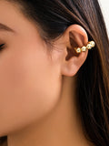 Momentlover Solid Color Geometric Ear Clip