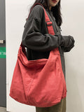 Momentlover Casual Canvas Solid Color Bags Accessories