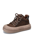 Momentlover Tied Round-Toe Shoes Booties