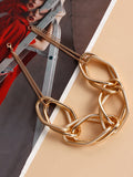 Solid Color Geometric Chains Necklaces Accessories