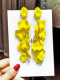 Momentlover Stylish Tasseled Acrylic Earrings Accessories