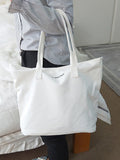 Momentlover Casual Simple Letter Printed Tote Bag