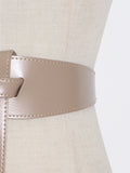 Momentlover Solid Color Asymmetric Belts
