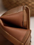 Momentlover Zipper Square-Toe Split-Joint Boots
