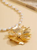 Flower Shape Beaded Necklaces Accessories