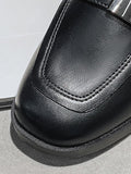 Momentlover Square-Toe Shallow Cut Loafers