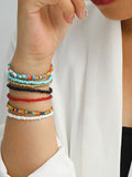 Momentlover Multi-Colored Beads Bracelet Accessories