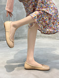 Momentlover Shallow Cut Round Cut Cloven Flats