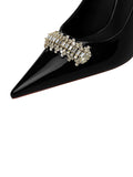 Momentlover Split-Joint Shallow Cut Pointed-Toe Pumps