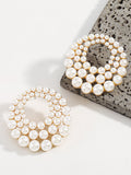 Momentlover Hollow Geometric Drop Earrings