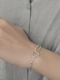 Momentlover Urban Solid Color Geometric Bracelet Accessories