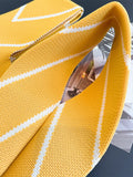 Momentlover Woven Striped Contrast Color Woven Handbag