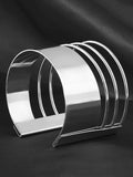Momentlover Solid Color Hollow Geometric Bracelet Accessories