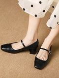 Momentlover Split-Joint Pumps Mary Janes
