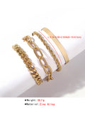 Momentlover Original Cool Statement Chains Bracelet