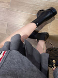 Momentlover Split-Toe Split-Joint Chelsea Boots Boots