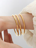 Momentlover Solid Color Geometric Bracelet Accessories