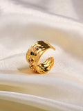 Momentlover Rhine Stones Adjustable Rings Accessories