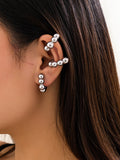 Momentlover Solid Color Geometric Ear Clip