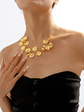 Solid Color Leaves Shape Necklaces Accessories