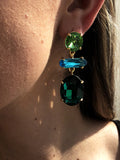 Momentlover Original Statement Contrast Color Earrings