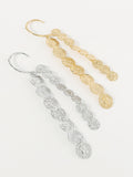 Momentlover Tasseled Solid Color Geometric Drop Earrings