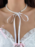 Momentlover Tied Handmade Bowknot Necklaces Accessories Bracelet Accessories
