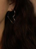 Momentlover Heart Shape Earrings Accessories