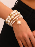 Momentlover Contrast Color Beaded Bracelet Accessories