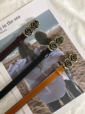 Momentlover Split-Joint Flower Shape Belts