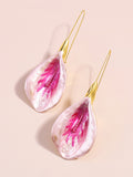 Momentlover Flower Shape Drop Earrings