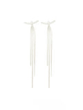 Momentlover Tasseled Geometric Drop Earrings