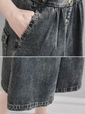 Momentlover Original Sleeveless With Pocket Denim Dress