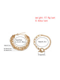 Momentlover Original Simple Rhinestone Chains Bracelet