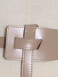 Momentlover Solid Color Asymmetric Belts