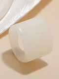 Momentlover Original Vintage 6 Colors Acrylic Geometric Ring