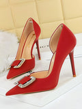 Momentlover Shallow Cut Pointed-Toe Scarpin Salto Pumps