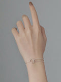 Momentlover Urban Solid Color Geometric Bracelet Accessories