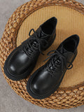 Momentlover Split-Joint Round-Toe Rivet Lace-Up Dr. Martens Boots Boots