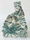 Momentlover Woven Printed Contrast Color Handbags Bags