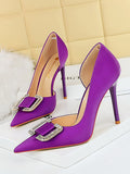 Momentlover Shallow Cut Pointed-Toe Scarpin Salto Pumps