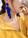 Momentlover Stylish Tasseled Acrylic Earrings Accessories