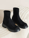 Momentlover Split-Joint Round-Toe Boots