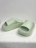 Momentlover Open Toe Slippers Platform Shoes