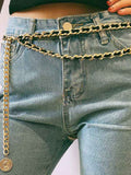Momentlover Vintage Fashion Geometry Waist Chain