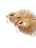 Momentlover Solid Color Geometric Drop Earrings